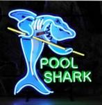Pool shark of tables neon USA decoratie verlichting lamp bar, Neon, Lichtbak of (neon) lamp, Nieuw, Ophalen of Verzenden