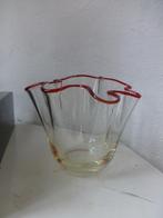 MURANO Glas ‘Zakdoek’ Vaasje uit Venetië, Antiek en Kunst, Antiek | Glas en Kristal, Verzenden