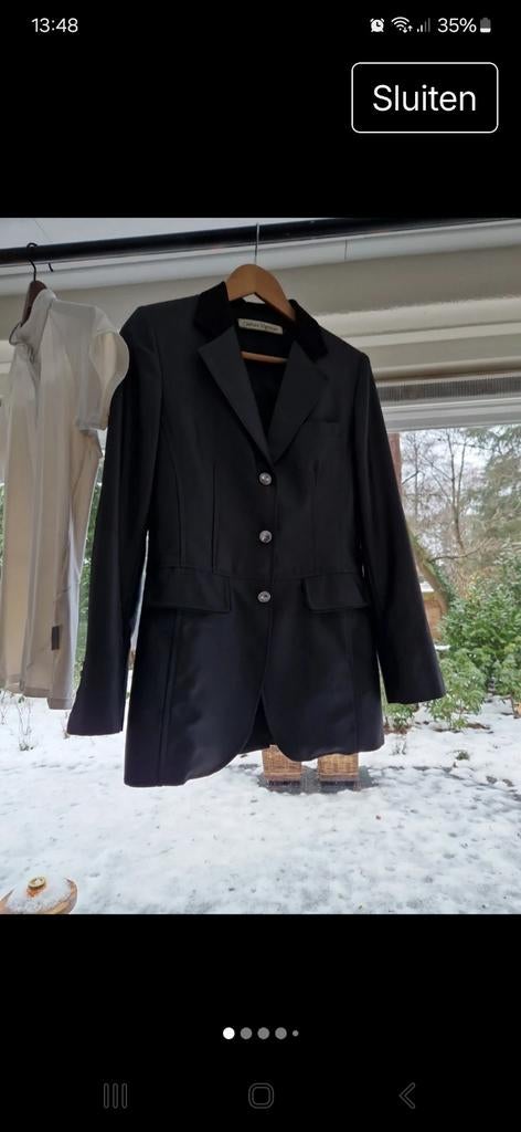 Paardrijkleding wedstrijd outfit. Mt 38,, Dieren en Toebehoren, Paarden en Pony's | Overige Paardenspullen, Zo goed als nieuw