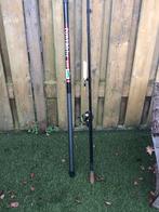 Complete visset: GT hengel, DAM Quick molen & SC Powerdrive, Watersport en Boten, Hengelsport | Witvissen, Ophalen, Gebruikt, Complete set