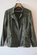 Military green jacket (H&M), Kleding | Dames, Jassen | Winter, Groen, Gedragen, Maat 34 (XS) of kleiner, H&M