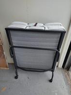 Opklapbed 1 persoons met spiraalbodem, Huis en Inrichting, Slaapkamer | Bedden, Ophalen, Eenpersoons, 190 cm of minder, Zo goed als nieuw