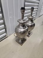 2x Lampenvoet chroom  ala Riviera Maison, Ophalen of Verzenden, 50 tot 75 cm