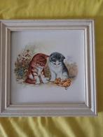 mosa tegel poesjes katjes eendjes kuikens SCHATTIG!!!, Antiek en Kunst, Ophalen of Verzenden