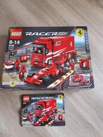 Lego racers Ferrari truck 8185, Ophalen of Verzenden, Zo goed als nieuw, Complete set, Lego