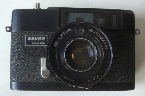 Revue 700 EL analoog fototoestel met Revuetar 1:2.7 38mm len, Audio, Tv en Foto, Fotocamera's Analoog, Zo goed als nieuw, Compact