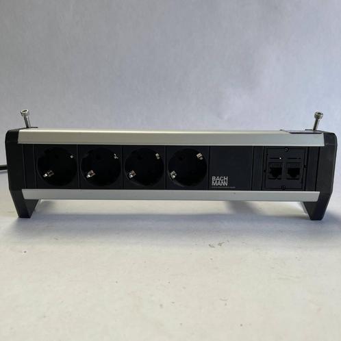 Bachmann Desktop Stekkerdoos Installatiestekker met UTP 4-pl, Doe-het-zelf en Verbouw, Elektra en Kabels, Zo goed als nieuw, Stekker