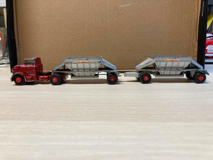Matchbox King Size K-4 Friehauff Hopper, Hobby en Vrije tijd, Modelauto's | Overige schalen, Gebruikt, Bus of Vrachtwagen, Ophalen of Verzenden