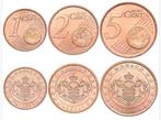 (1,2,5)Eurocent van Alle Eurolanden (1999 t/m 2025)UNC +BU, Postzegels en Munten, Munten | Europa | Euromunten, Verzenden, Malta