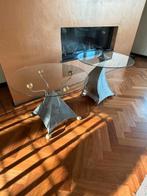 Unieke, design salontafels (set van twee), Huis en Inrichting, Tafels | Salontafels, Ophalen, Gebruikt, 50 tot 100 cm, Rond