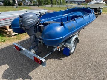 Whaly 370 incl Yamaha 8 pk langstaart en boot trailer beschikbaar voor biedingen