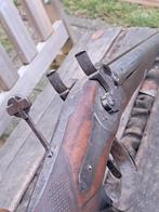 Damast dubbelloops percussie geweer - uniek model, Ophalen of Verzenden, Landmacht, Nederland, Overige typen