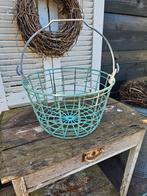 Brocante Franse Draadmand / Plukmand, Antiek en Kunst, Ophalen of Verzenden