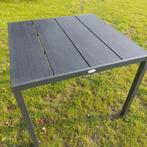 Tuintafel tafel Jutlandia vierkant 90x90 Zwart Antraciet, Ophalen, Zo goed als nieuw, Vierkant