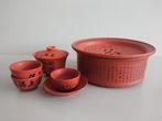 Set Vintage Chinese Yixing / Zisha Rode Klei China, Verzenden