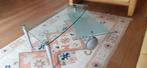 Glazen salon tafel, Huis en Inrichting, Ophalen, Gebruikt, 50 tot 100 cm, Moders