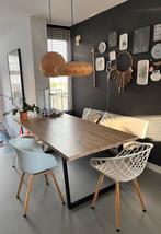 Moderne eettafel 200x100, Huis en Inrichting, Tafels | Eettafels, Ophalen, Gebruikt, Overige materialen, 200 cm of meer