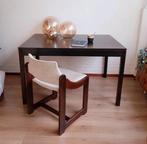 Deens design eettafel | Vintage eettafel | uitschuifbaar, Huis en Inrichting, Tafels | Eettafels, Ophalen, Gebruikt, 50 tot 100 cm