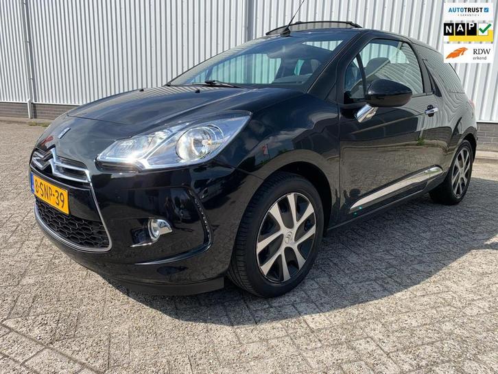 Citroen DS3 Cabrio 1.2 VTi Chic Cabrio Black Editioin NL aut, Auto's, Citroën, Particulier, Te koop, DS3, ABS, Airbags, Airconditioning