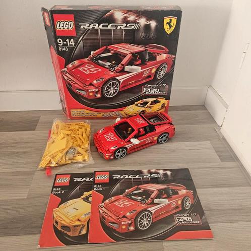 Lego Racers 8143 - Ferrari F430 Challenge, Kinderen en Baby's, Speelgoed | Duplo en Lego, Zo goed als nieuw, Ophalen of Verzenden