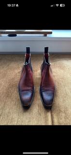 Mooie bruin gevlekte leren Santoni schoenen en riem maat 5,5, Kleding | Heren, Schoenen, Bruin, Zo goed als nieuw, Santoni, Boots