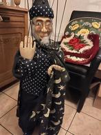 poppen, porcelein 16 / 2 pierro's / 1 marionet tovenaar, Ophalen of Verzenden, Zo goed als nieuw, Overige typen