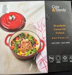 Cosy & Trendy Gietijzeren Braadpan 24cm - 3L, Huis en Inrichting, Keuken | Potten en Pannen, Nieuw, Ophalen of Verzenden, Koekenpan of Braadpan