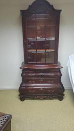 Antieke Biedermeier Vitrinekast, Ophalen of Verzenden