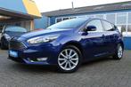 Ford Focus 1.0i "Titanium" Cruise - Navi ! 125 Pk (bj 2017), Gebruikt, Zwart, Blauw, Bluetooth