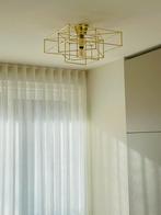 Westwing Plafondlamp Cube Goud - Zo goed als nieuw, Huis en Inrichting, Lampen | Plafondlampen, Ophalen, Zo goed als nieuw, Metaal