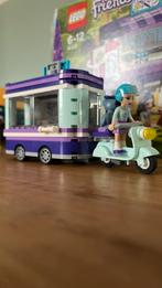 41332 lego friends emma met doos en boekje, Ophalen of Verzenden, Zo goed als nieuw