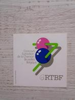 sticker RTBF, Ophalen of Verzenden, Zo goed als nieuw, Film, Tv of Omroep