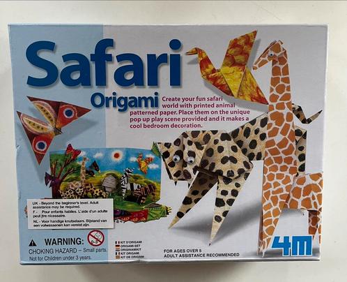 Nieuw in de verpakking: Orgami Safari, Hobby en Vrije tijd, Knutselen, Nieuw, Overige typen, Ophalen of Verzenden