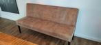 Eetbank taupe microleder 180x93x68mm, Huis en Inrichting, Ophalen, Zo goed als nieuw