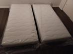 pocketveer matras, 90 cm, Eenpersoons, Beige, Nieuw