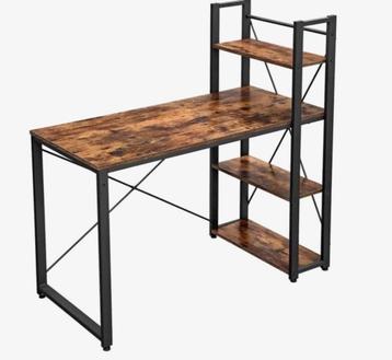 Industrieel Bureau met Opbergplanken beschikbaar voor biedingen