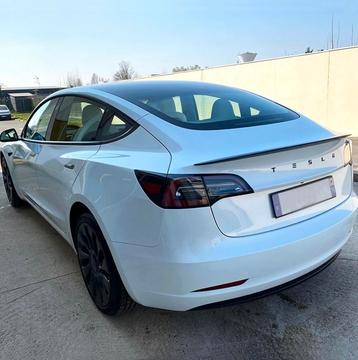 Tesla Model 3 Carbon Fiber Spoiler Achterklep Tuning Styling beschikbaar voor biedingen
