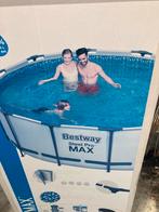 Zwembad 366 rond van bestway, Tuin en Terras, Zwembaden, Gebruikt, Rond, 300 cm of meer, Opzetzwembad