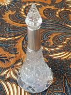 Mooie antieke parfumfles uit Engeland van kristal en zilver., Antiek en Kunst, Ophalen of Verzenden