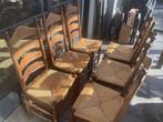 6 Brabantse eetkamer stoelen in uitstekende staat, Ophalen, Zo goed als nieuw, Bruin, Vijf, Zes of meer stoelen