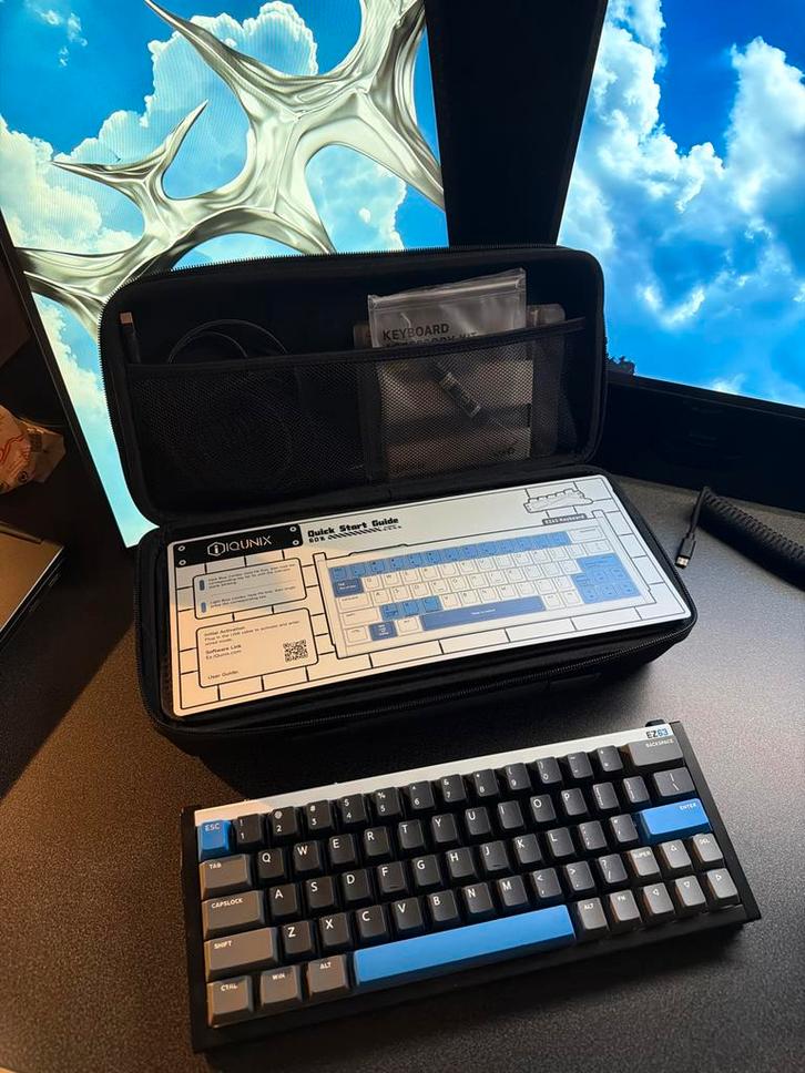 Iqunix Ultieme Gaming Toetsenbord, Computers en Software, Toetsenborden, Zo goed als nieuw, Qwerty, Bedraad, Gaming toetsenbord