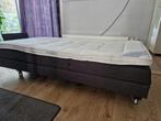 In hoogte verstelbare en verrijdbare boxspring seniorenbed., Ophalen, Zo goed als nieuw, Eenpersoons, 200 cm