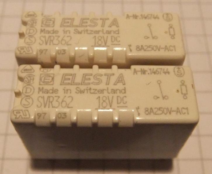 Relais ELESTA SVR362, Hobby en Vrije tijd, Elektronica-componenten, Gebruikt, Ophalen of Verzenden