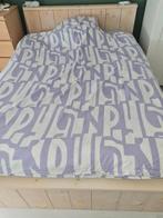 Goed steigerhouten bed 160 x 200, Ophalen, Zo goed als nieuw, Twijfelaar, Hout
