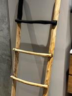 Houten decoratie ladder / blank hout met zwart /€10, Ophalen, Gebruikt