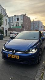 Volkswagen Polo 1.0 TSI R-line 110pk Dsg-7 2021 Blauw, Auto's, Blauw, LED verlichting, Grijs, 1100 kg