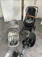Cybex Leather 3-in-1 kinderwagenset & Isofix, Gebruikt, Combiwagen, Verstelbare duwstang, Ophalen