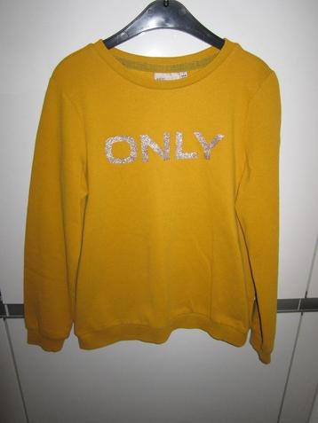 Kids Only okergele en donkerblauwe sweater maat 110/116. beschikbaar voor biedingen