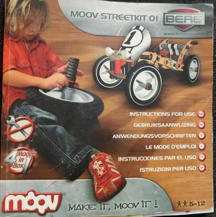 Berg Moov Street Kit 10-in-1, Kinderen en Baby's, Speelgoed | Overig, Gebruikt, Jongen of Meisje, Ophalen