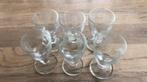 6 oude borrelglaasjes, Antiek en Kunst, Antiek | Glas en Kristal, Ophalen of Verzenden